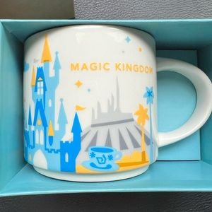 RARE: NWT 2016 v1 Magic Kingdom Disney Starbucks You are Here Mug